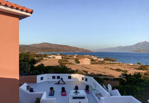 شرفة/ تراس, Nisea Hotel Samos in Pountes