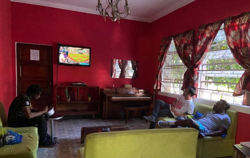 Jagatud salong / TV-ala, Hostal Cumbres del Volcan Flor Blanca in San Salvador