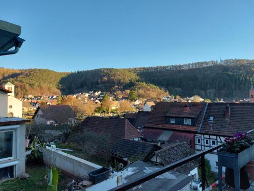 View, Ferienwohnung Unterm Rappenfels in Hinterweidenthal