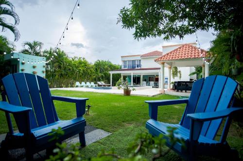 Garden, Villa impecable con piscina privada en Juan Dolio in Juan Dolio