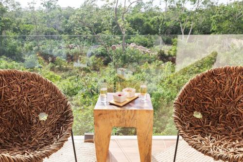 ZAAZIL, JUNGLE VIEW & GREAT POOL 100MB FIBER WIFI!, Tulum (fotografie 9)