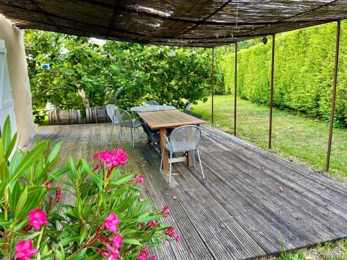 Natursteinhaus mit Pool in idyllischer Umgebung