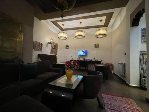 Bendra svetainė / televizorius, Riad 7 Pierres in Esauira