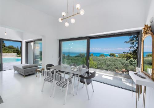 Villa Anthos - Fresh modern villa, pool, close to the beach, Città di Lefkada (foto 7)