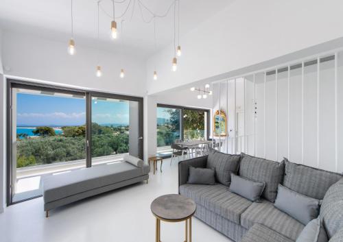 Villa Anthos - Fresh modern villa, pool, close to the beach, Città di Lefkada (foto 9)