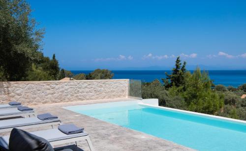 Villa Anthos - Fresh modern villa, pool, close to the beach, Città di Lefkada (foto 5)