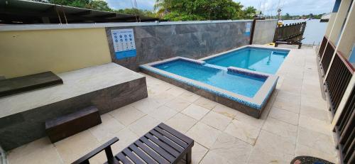 Swimming pool, Hotel Real del Rio in Rio Dulce