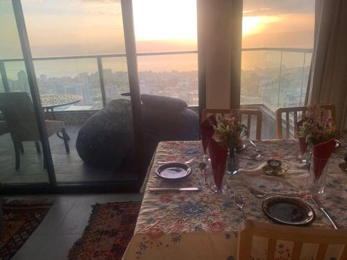 Sea of Galilee Tiberius apartment with panoramic sea view in Tiberias
