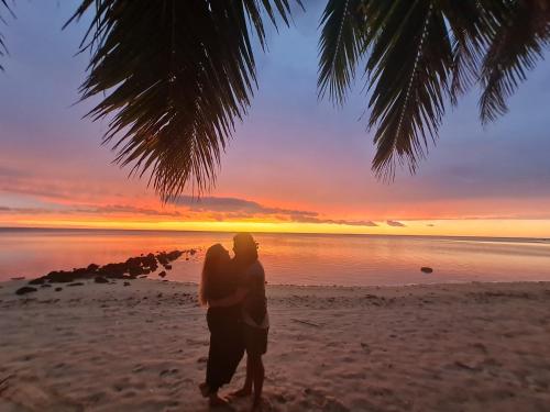 strand, Sunny Beach Lodge in Aitutaki