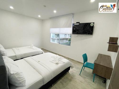 1 double bed