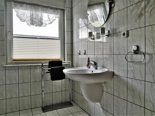 Fürdőszoba, Ferienhaus Frank in Oberuckersee Ot Seehausen