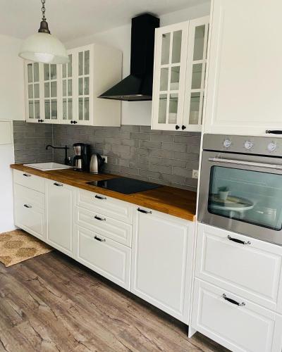 ห้องครัว, Ferienhaus Olive in ซีดลิงเฮาเซิน