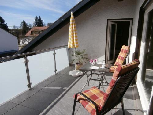 balkon/taras, Ferienwohnung Lohrig in Weiskirchen