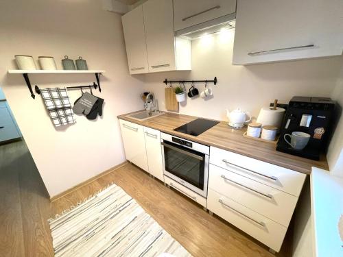Keskuse apartment with a balcony in Haapsalu