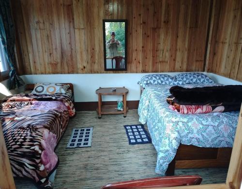 1 double bed