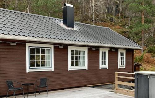 . Awesome Home In Tonstad With Kitchen