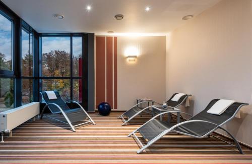 fitness centrum, Leonardo Hotel Frankfurt City South in Frankfurt nad Mohanem