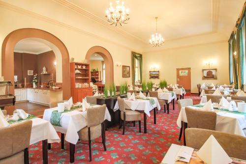 Restorāns, Ferien Hotel Villa Sudharz in Ellrich