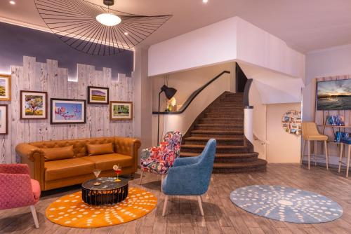 ล็อบบี้, โรงแรมเดอ ลา ปลาฌ (Hotel de la Plage) in เดียป