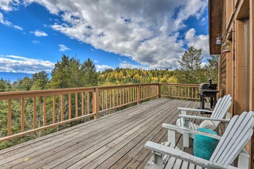 Near Hiking Mtn-View Conifer Cabin with 2 Decks