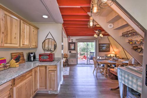 Steps to Lake! Charming Cabin Pool Access and Decks