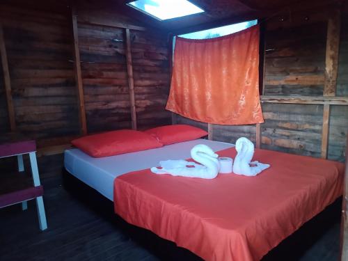 1 double bed