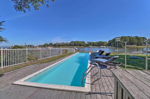 Grasonville Home with Private Pool on the Water