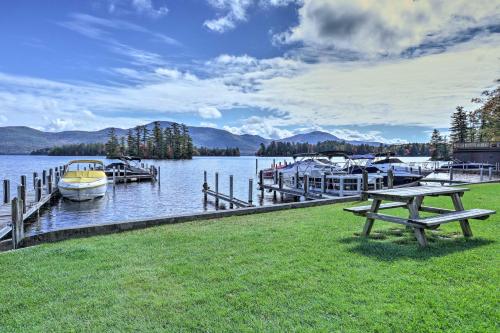 Lakefront Retreat with Balcony, Fireplace, Views!