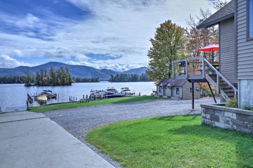 Lakefront Retreat with Balcony, Fireplace, Views!