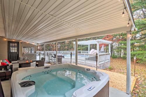 Pocono Home with Hot Tub, Fireplace and Game Room!