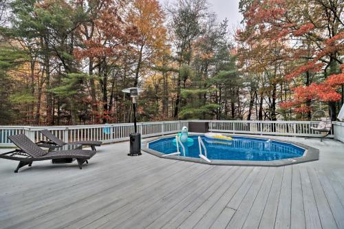 Pocono Home with Hot Tub, Fireplace and Game Room!