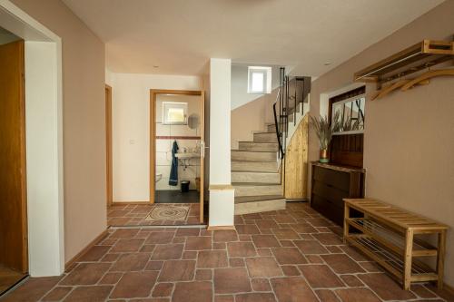 Fürdőszoba, Ferienhaus Zum Waldrand in Erfweiler