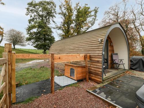 Viesnīcas āriene, Goose Pod at Salford Court Farm Fishing Cabins in Clifton upon Teme