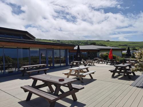 Étterem, Snowdonia Sunbeach Holiday Sea and Mountain view in Llwyngwril