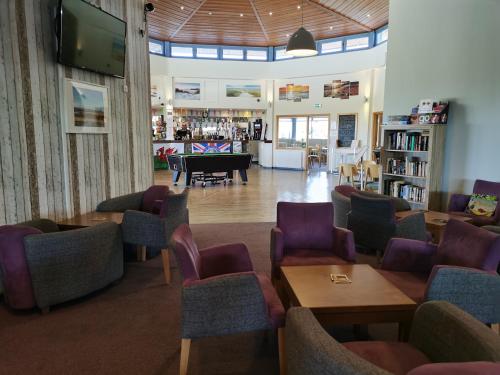 Étterem, Snowdonia Sunbeach Holiday Sea and Mountain view in Llwyngwril