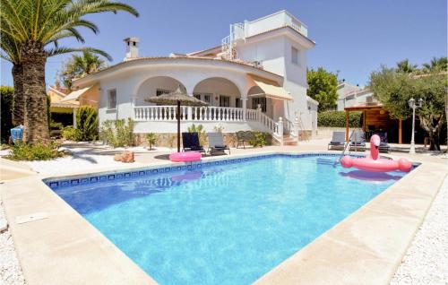 Beautiful Home In Ciudad Quesada-rojales With Outdoor Swimming Pool, Wifi And Private Swimming Pool