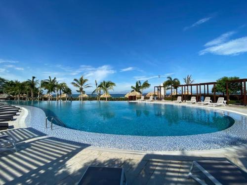 Samaria Club de Playa NEW Beach front 3 bedroom Apartment 86M in Pozos Colorados, Santa Marta