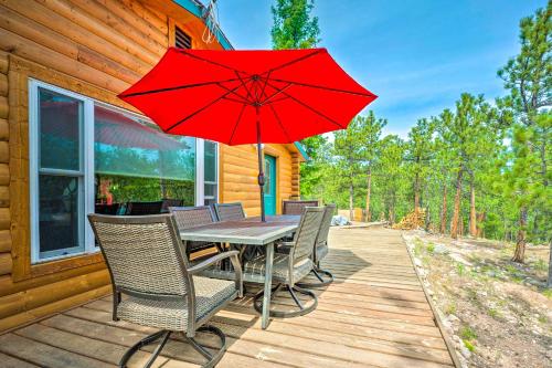 Red Feather Lakes Cabin with Wraparound Deck! in Red Feather Lakes
