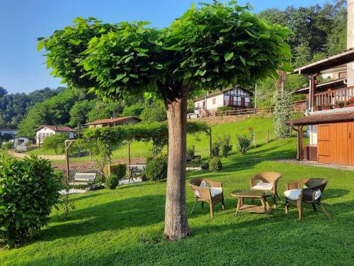 Garden, Casa Palacio Irigoienea in Urdazubi/Urdax