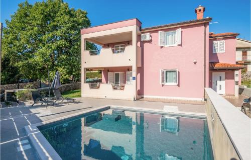 Nice Home In Labin With Outdoor Swimming Pool