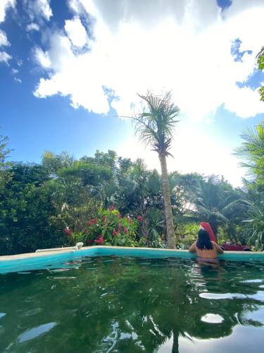 Dārzs, Encantadora Villa Maya tradicional en Rancho Agroecologico in Xoy