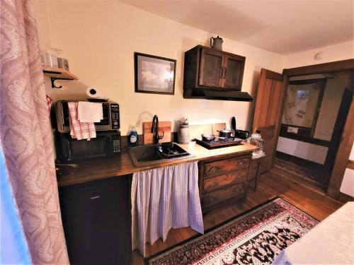 Upstairs Historic 1 Bedroom 1 Bath Suite with Mini-Kitchen, Porch & River Views in Elkins, USA