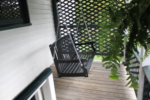 Balcony/terrace, Upstairs Historic 1 Bedroom 1 Bath Suite with Mini-Kitchen, Porch & River Views in Hazelwood (WV)