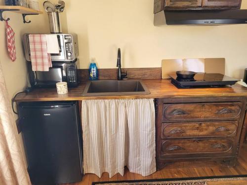 Upstairs Historic 1 Bedroom 1 Bath Suite with Mini-Kitchen, Porch & River Views in Elkins, USA
