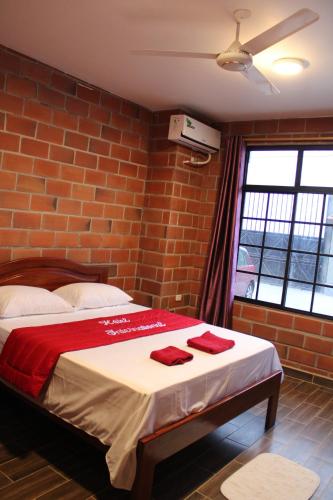1 double bed