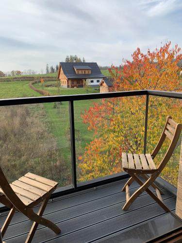 Μπαλκόνι/βεράντα, Apartmán v Krkonoších - Černý Důl (Apartman v Krkonosich - Cerny Dul) in Τσέρνυ Ντουλ