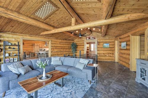 Fairbanks Log Cabin with Waterfront Deck and Views! - main image