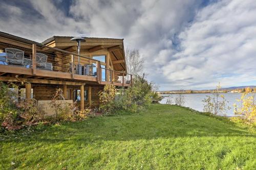 Fairbanks Log Cabin with Waterfront Deck and Views! - image 7