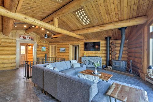 Fairbanks Log Cabin with Waterfront Deck and Views! - image 12