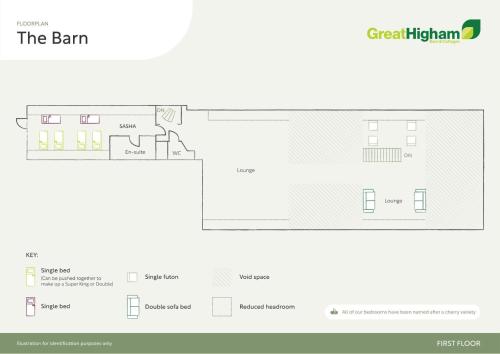 Great Higham Barn Complex by Bloom Stays